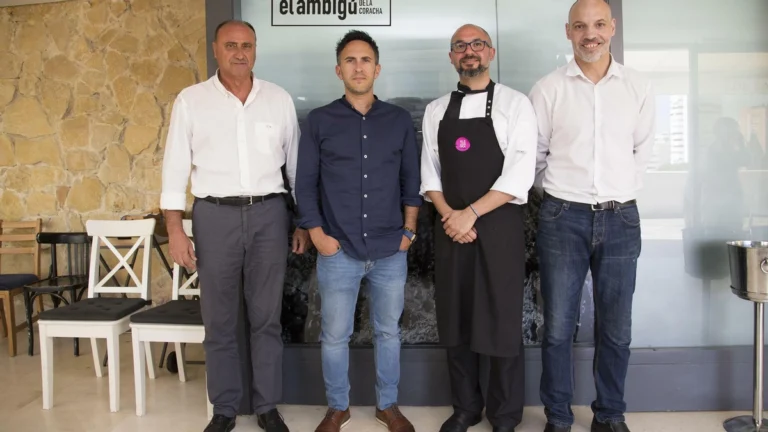 Pedro Aguado, Alejandro Domínguez, José Carlos Robles y Juan Luis Pinto