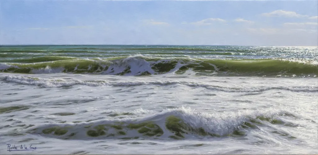 Destellos I.55x27cm. 2024. Robles de la Cruz