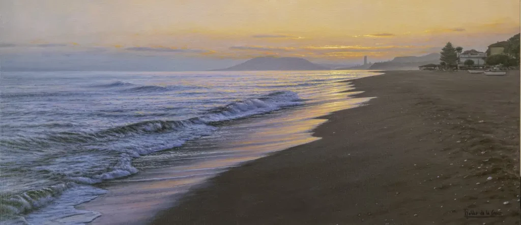 Crepúsculo.73x33cm.2022. Robles de la Cruz